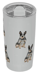 AUSTRALIAN CATTLE Dog Stainless Steel Ultimate 20 Oz. Hot & Cold Tumbler - Novelty Socks And Slippers