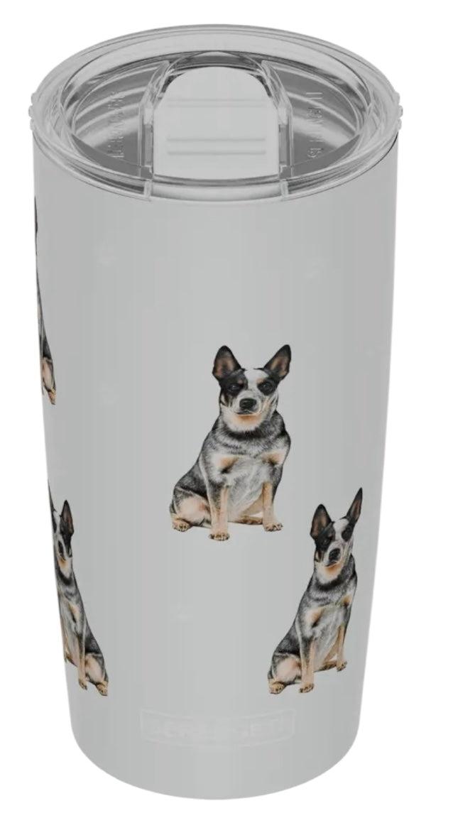 AUSTRALIAN CATTLE Dog Stainless Steel Ultimate 20 Oz. Hot & Cold Tumbler - Novelty Socks And Slippers