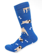 PUG DOG & Bones Ladies Socks PUGS ALL OVER Parquet Brand