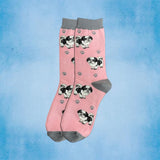 BLACK & WHITE SHIH TZU Dog Adult Unisex Socks By E&S Pets Choose Style