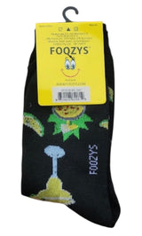MARGARITAS & NACHOS Ladies Socks FOOZYS Brand - Novelty Socks And Slippers