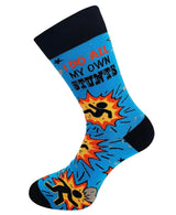 I DO ALL MY OWN STUNTS Men’s Socks Fabdaz Brand