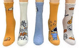 PEANUTS Ladies 5 Pair Of THANKSGIVING CAPRI Socks SNOOPY & WOODSTOCK (CHOOSE STYLE)