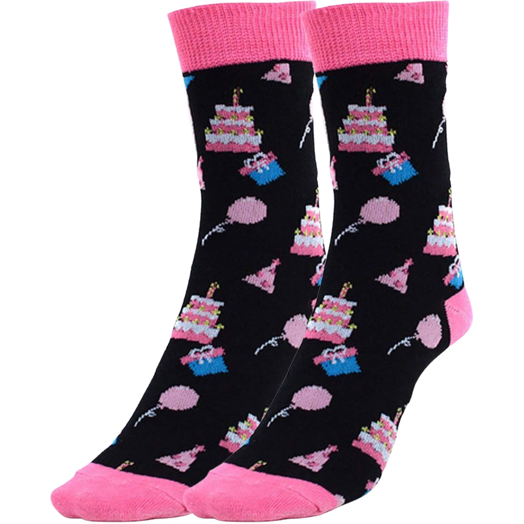 BIRTHDAY CAKE & BALLOONS Ladies Socks PARQUET Brand