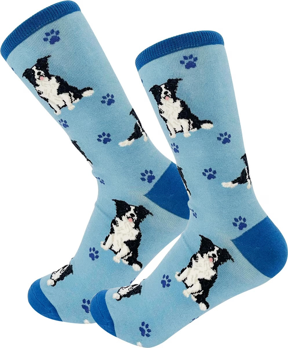BORDER COLLIE Dog Adult Unisex Socks By E&S Pets Choose Style