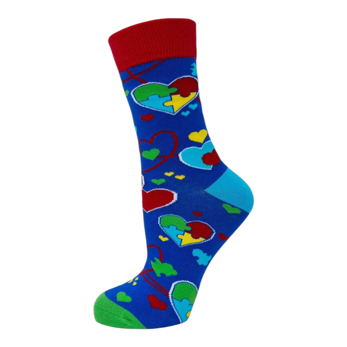 I LOVE SOMEONE WITH AUTISM Ladies Socks FABDAZ Brand (Choose Style) - Novelty Socks And Slippers
