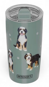 Dog & Cat Stainless Steel Ultimate 20 Oz. Hot & Cold Travel Mug Tumbler By E&S Pets (Choose From 40+ BREEDS) - Novelty Socks And Slippers