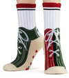 FOOT TRAFFIC Brand Ladies BOWLING SHOES Non-Skid Slipper Socks - Novelty Socks And Slippers