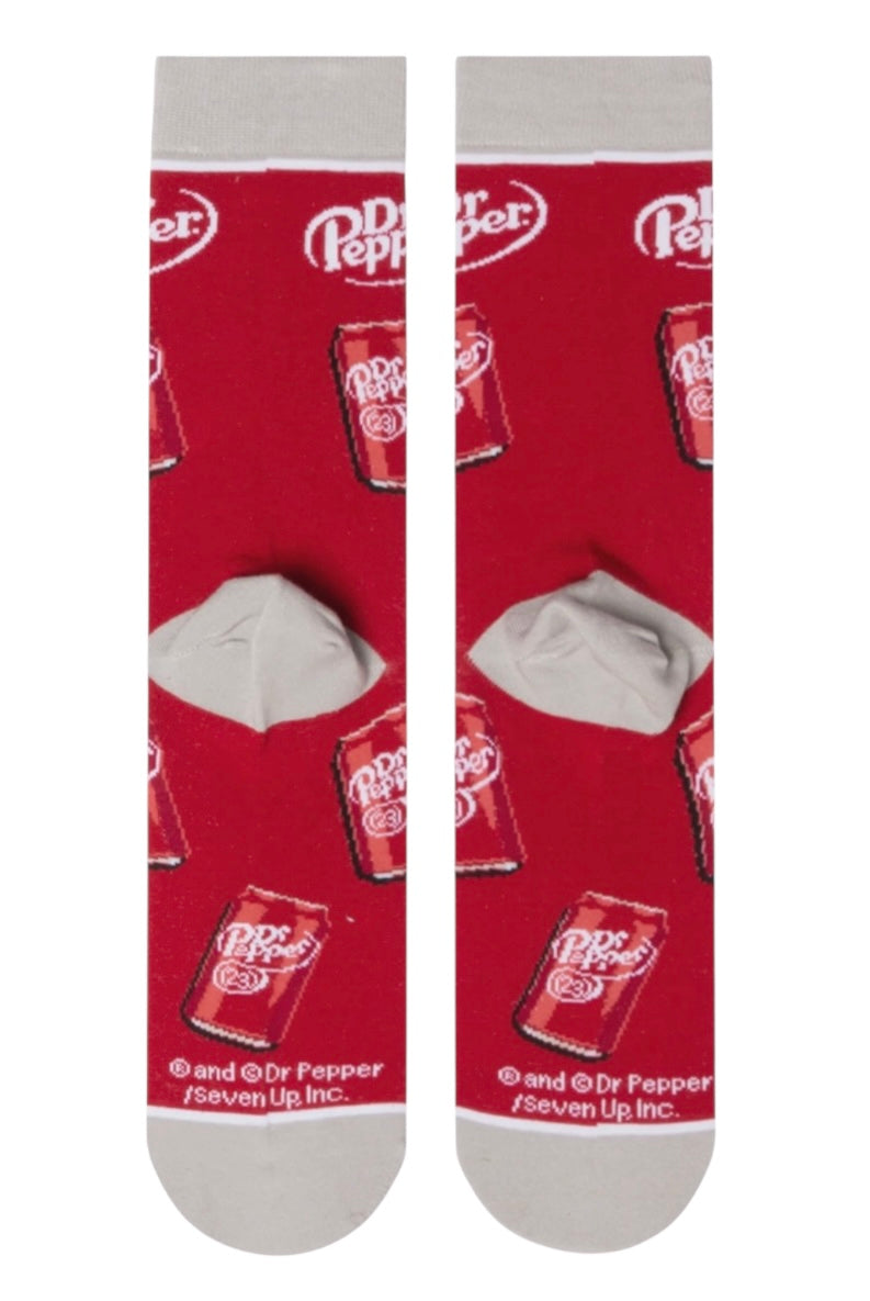 DR. PEPPER Soda Unisex Socks COOL SOCKS Brand Large Feet - Novelty Socks And Slippers