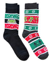 STAR WARS THE MANDALORIAN Men’s 2 Pair Of CHRISTMAS BABY YODA Socks - Novelty Socks And Slippers