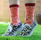 GROOVY THINGS Brand Ladies ‘I WOKE UP SEXY AS HELL AGAIN’ Socks - Novelty Socks And Slippers