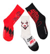 IT CHAPTER TWO Ladies 3 Pair Of PENNYWISE Socks ‘TIME TO FLOAT’