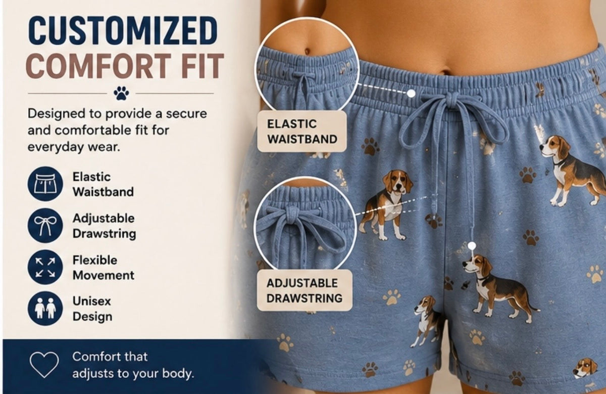 BICHON FRISE Dog Ladies Lounge Pajama Shorts COMFIES Brand By E&S PETS
