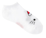SANRIO HELLO KITTY Ladies Christmas 3 Pair Of No Show Socks - Novelty Socks And Slippers