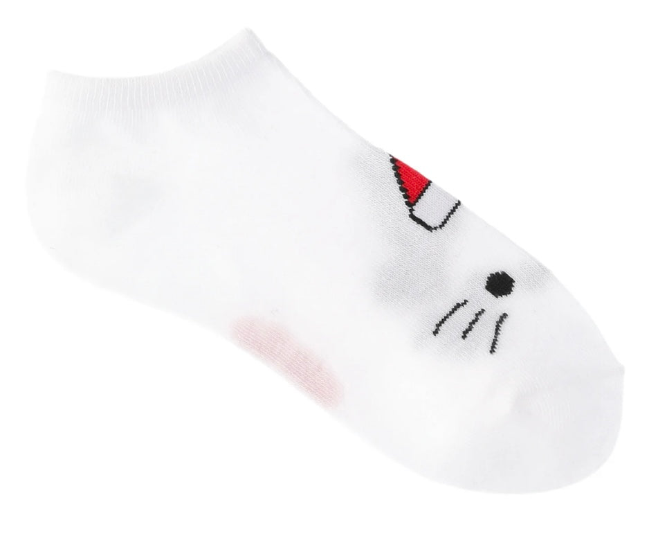 SANRIO HELLO KITTY Ladies Christmas 3 Pair Of No Show Socks - Novelty Socks And Slippers