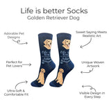 GOLDEN RETRIEVER Dog Adult Unisex Socks By E&S Pets Choose Style