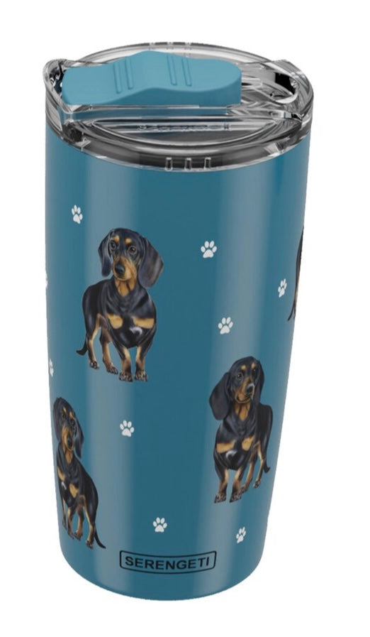 Dog & Cat Stainless Steel Ultimate 20 Oz. Hot & Cold Travel Mug Tumbler By E&S Pets (Choose From 40+ BREEDS) - Novelty Socks And Slippers