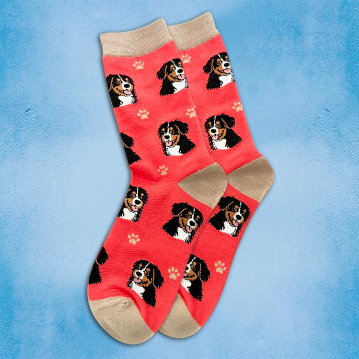 BERNESE MOUNTAIN Dog Adult Unisex Socks By E&S Pets Choose style