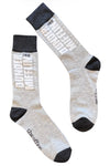 THE OFFICE TV SHOW Men’s DUNDER MIFFLIN PAPER COMPANY Socks (CHOOSE PATTERN) - Novelty Socks And Slippers