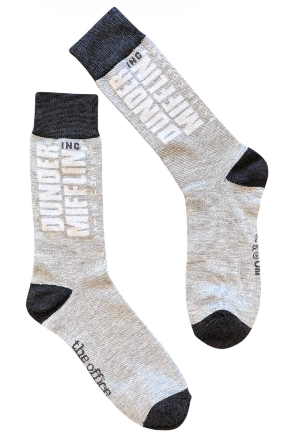 THE OFFICE TV SHOW Men’s DUNDER MIFFLIN PAPER COMPANY Socks (CHOOSE PATTERN) - Novelty Socks And Slippers