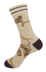 COUGAR MOUNTAIN LION Adult Unisex Socks FUNATIC Brand - Novelty Socks And Slippers