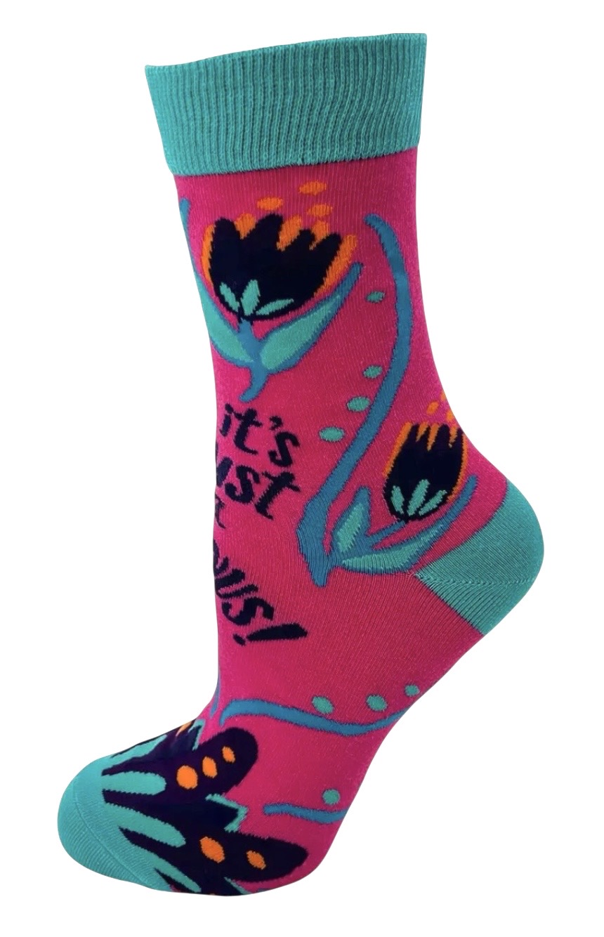 DIDN’T MEAN TO OFFEND YOU IT'S JUST A BONUS Ladies Socks FABDAZ Brand - Novelty Socks And Slippers
