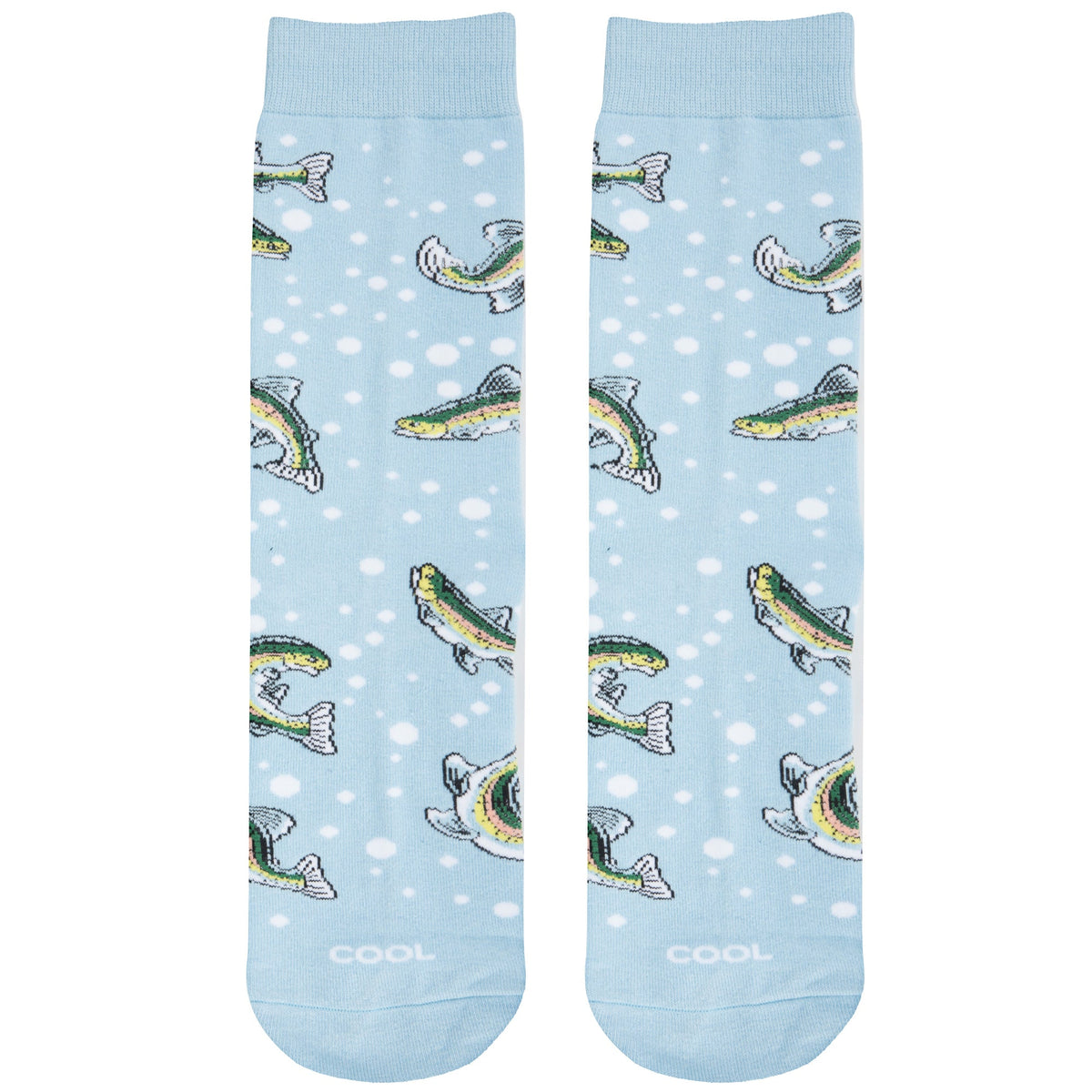 TROUT FISH MEN’S SOCKS COOL SOCKS BRAND