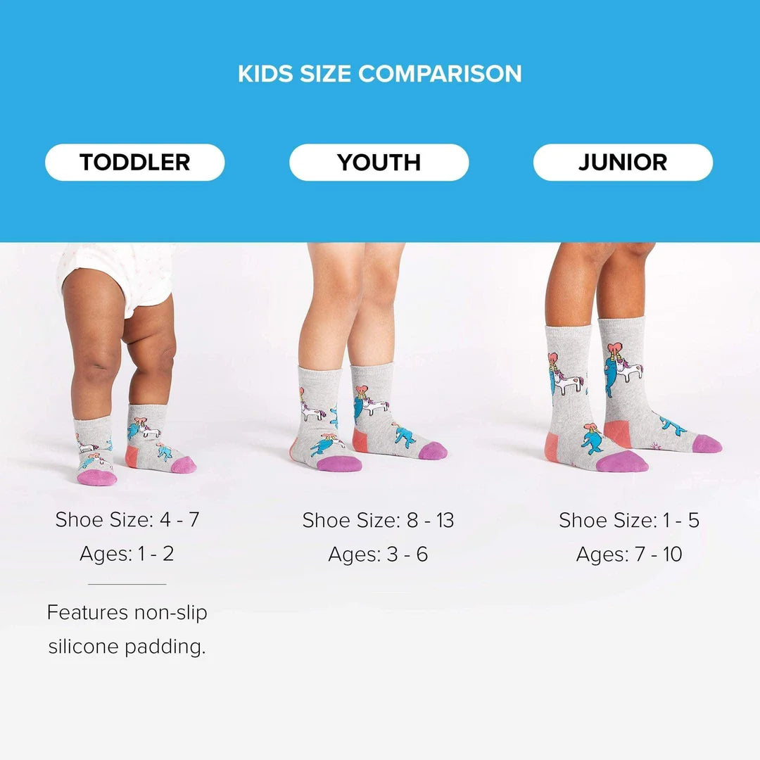 SOCK IT TO ME BRAND TODDLER GIRL PRINCESS NON-SLIP GRIP SOCKS - Novelty Socks And Slippers