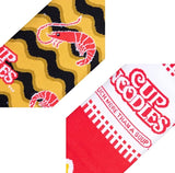 NISSIN CUP NOODLES Unisex 2 Pair Of Socks ODD SOX Brand - Novelty Socks for Less