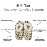 TAN SHIH TZU Dog Ladies Non-Slip Slippers COMFIES BRAND By E&S Pets