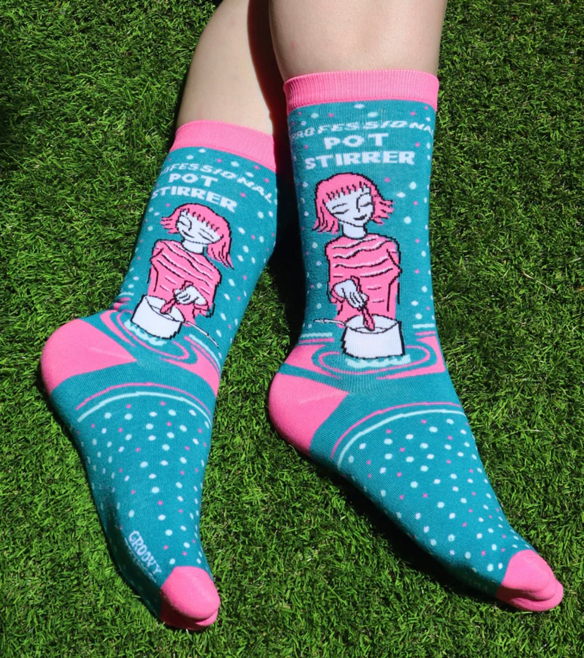 GROOVY THINGS Brand Ladies PROFESSIONAL POT STIRRER Socks - Novelty Socks And Slippers
