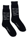 TRUE FRIENDS DON’T JUDGE EACH OTHER, THEY JUDGE OTHERS… TOGETHER Unisex Socks WHAT’D YOU SAY Brand - Novelty Socks And Slippers