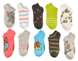 TOM & JERRY LADIES 10 PAIR OF LOW SHOW SOCKS ‘LIFE IS SWEET’ - Novelty Socks And Slippers
