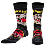 JURASSIC PARK Men’s Socks ODD SOX Brand ‘I SURVIVED JURASSIC PARK’ - Novelty Socks And Slippers