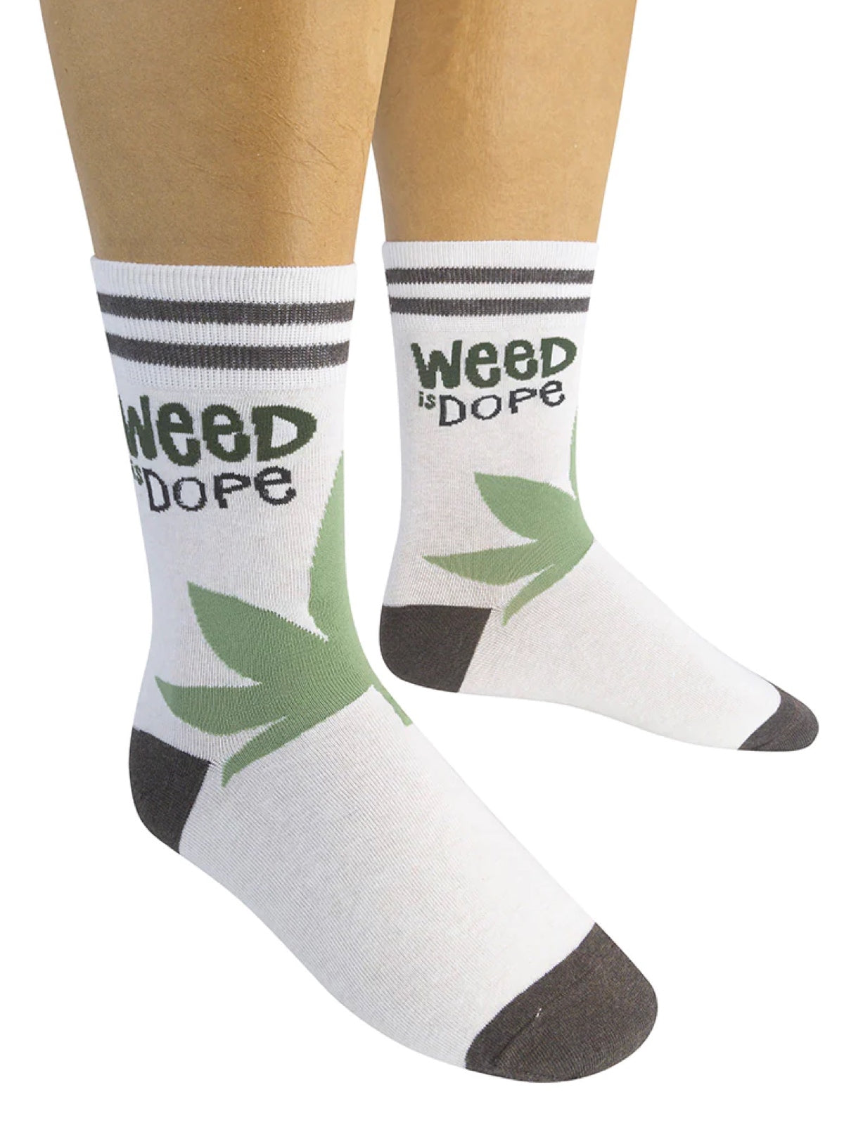 FUNATIC Brand Unisex MARIJUANA Socks ‘WEED IS DOPE’ - Novelty Socks for Less