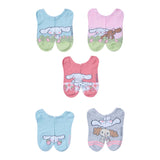 SANRIO CINNAMOROLL Ladies 5 Pair Of No Show Socks CHIBIMARU & STRAWBERRIES