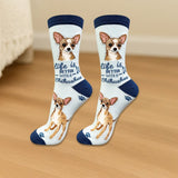 TAN CHIHUAHUA Dog Adult Unisex Socks By E&S Pets Choose Style
