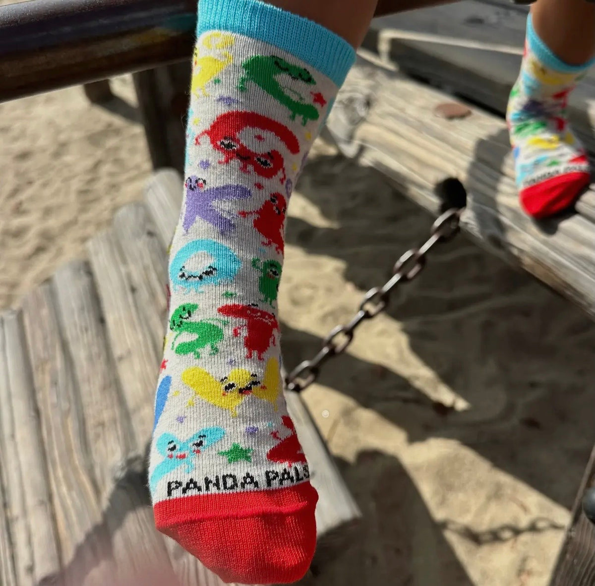 ALPHABET Colorful Letters Unisex Kids Socks Age 3-5 SOCK PANDA Brand - Novelty Socks And Slippers