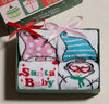 CUTE CHRISTMAS GNOMES Ladies 4 Pair Of Fuzzy Socks Gift Set - Novelty Socks And Slippers