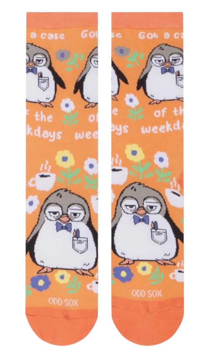 COOL SOCKS Brand Unisex GOT A CASE OF THE WEEKDAYS Socks Medium Feet - Novelty Socks And Slippers