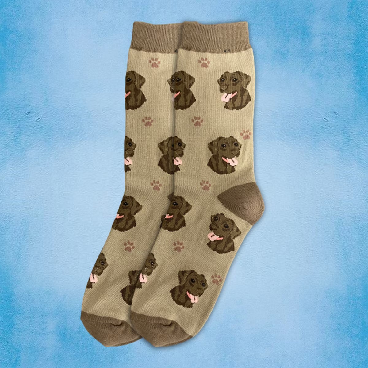 CHOCOLATE LABRADOR Dog Adult Unisex Socks By E&S Pets Choose Style