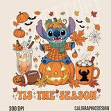 DISNEY STITCH HALLOWEEN 5 PAIR OF CREW SOCKS ‘GIMME CANDY’ 'BOO'