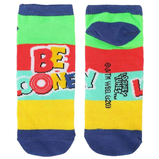 LOONEY TUNES Ladies 5 Pair Of Ankle Socks BIOWORLD Brand 'BE LOONEY'