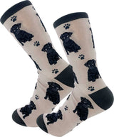 BLACK PUG Dog Adult Unisex Socks By E&S Pets Choose Style