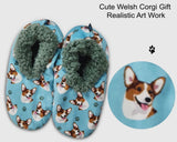 WELSH CORGI Dog Ladies Non-Slip Slippers COMFIES BRAND By E&S Pets - Novelty Socks And Slippers