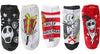 DISNEY THE NIGHTMARE BEFORE CHRISTMAS Ladies 5 Pair Of No Show Socks ‘HOW JOLLY OUR CHRISTMAS WILL BE’ - Novelty Socks for Less