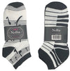 NOLLIA BRAND Ladies 6 Pair MUSIC Low Cut - Novelty Socks And Slippers