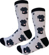 BLACK LABRADOR Dog Adult Unisex Socks By E&S Pets Choose Style