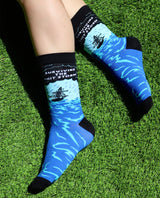 SURVIVING THE SHIT STORM Ladies Socks GROOVY THINGS Brand - Novelty Socks And Slippers