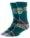 A CHRISTMAS STORY MEN’S LEG LAMP SOCKS ‘IT’S A MAJOR AWARD’ BIOWORLD Brand - Novelty Socks And Slippers